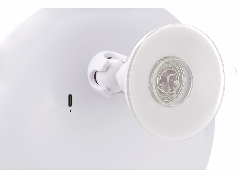 Sichler Beauty Schminkspiegel SaugnapfKosmetikspiegel mit LEDLicht