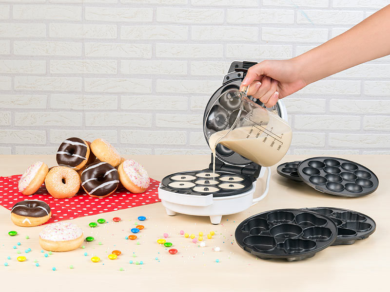 Rosenstein & Söhne Donutmaker 3in1Donut, Cupcake und CakepopMaker