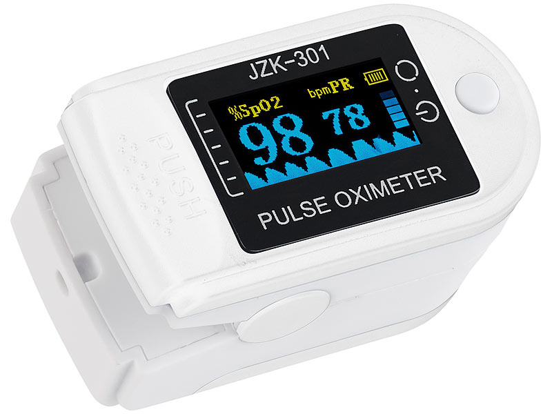 newgen medicals Sauerstoffmessgerät Medizinischer FingerPulsoximeter