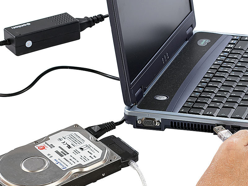 center Adapter IDE auf USB2.0 für 2,5"/3,5"Festplatten