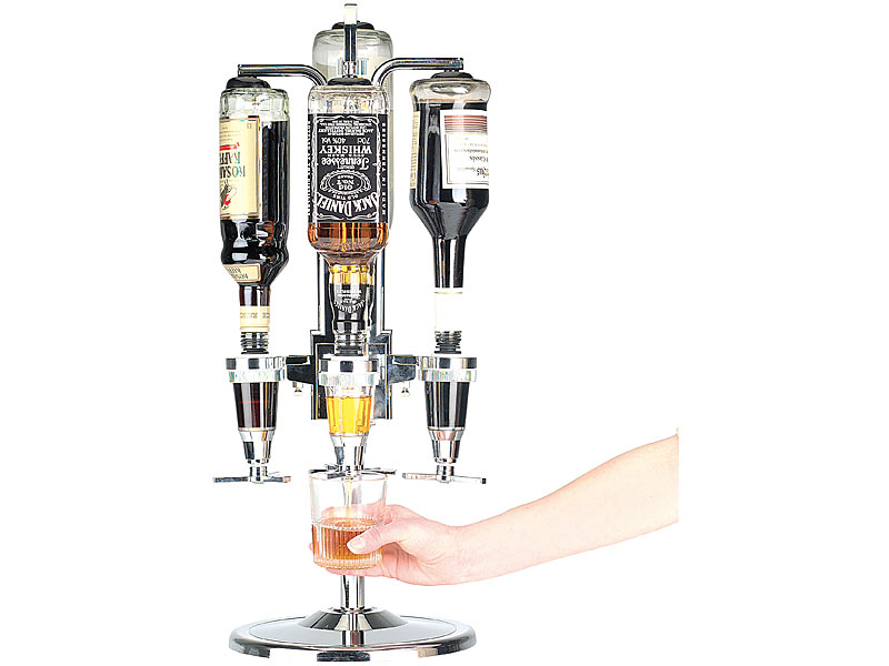 infactory Flaschenhalter "Bar Butler" 4fach