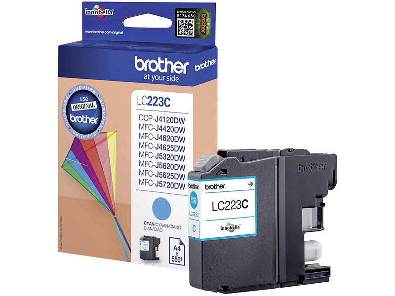 Brother Original Tintenpatrone LC223C, cyan