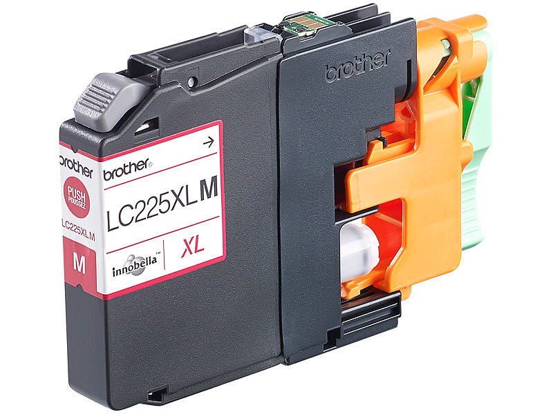 Brother Original Tintenpatrone LC225XLM, magenta XL