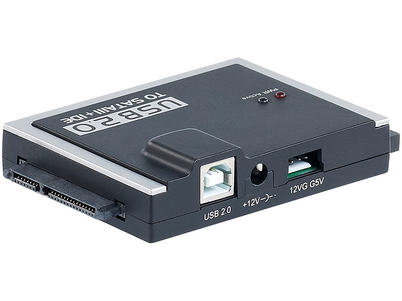 Xystec UniversalFestplattenAdapter IDE/SATA auf USB 2.0, für HDDs & SSDs