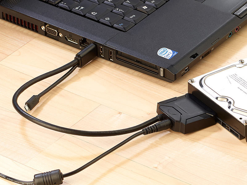Xystec FestplattenAdapter SATA auf USB 3.0, mit OTG