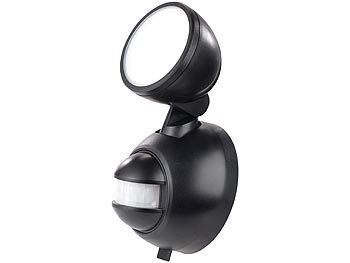 Luminea Bewegungsmelder Kabellos: Kabellose Led-Außenleuchte, Pir-Sensor, 1W, 80Lm, Ip44, 7 Monate (Bewegungsmelder Außen Ohne Strom)
