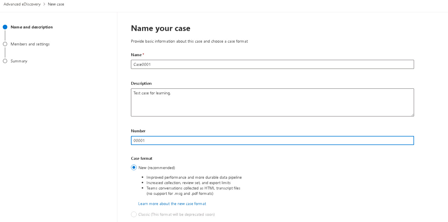 Manage eDiscovery (Standard) or (Premium) in Microsoft Purview