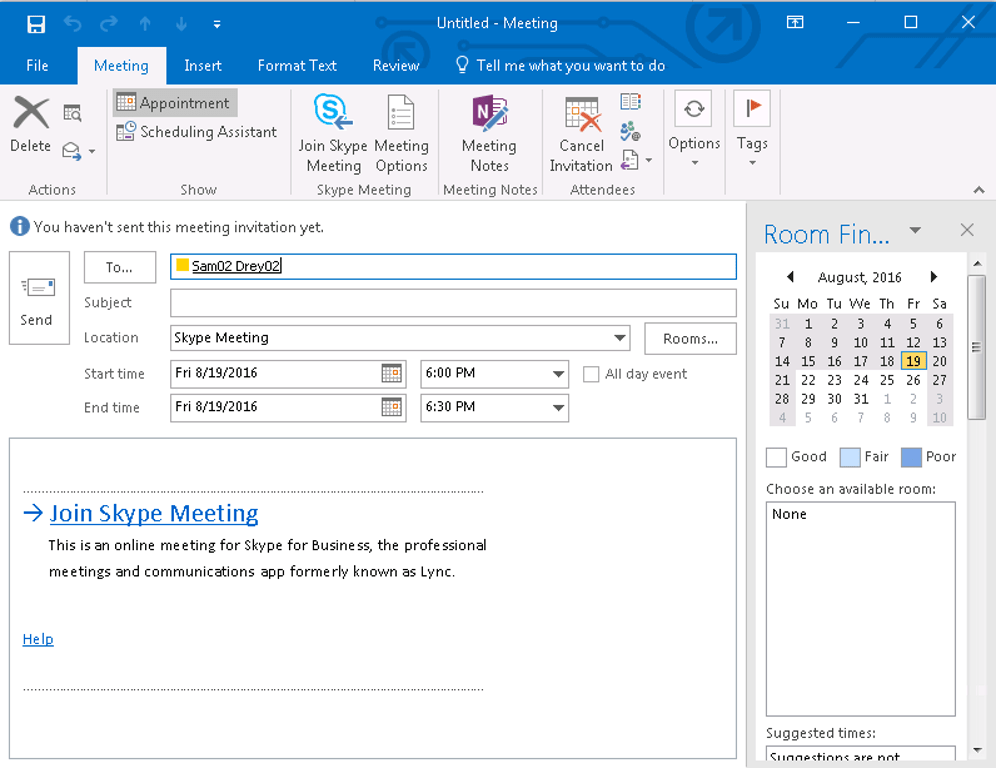 Skype for Business and Outlook Presence information on Outlook how