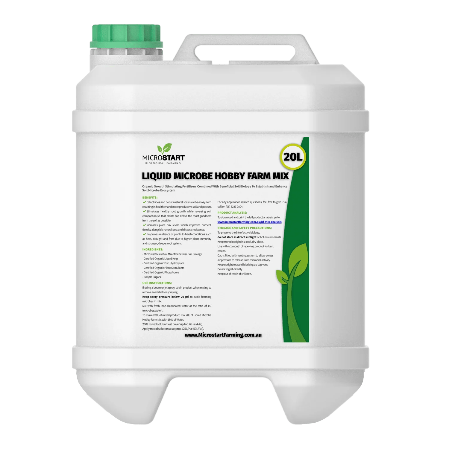 Liquid Microbe Hobby Farm Mix 20L Microstart Farming