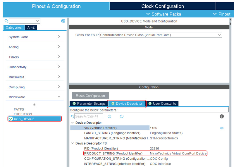 STM32 и USB. Реализация USB Virtual COM Port.