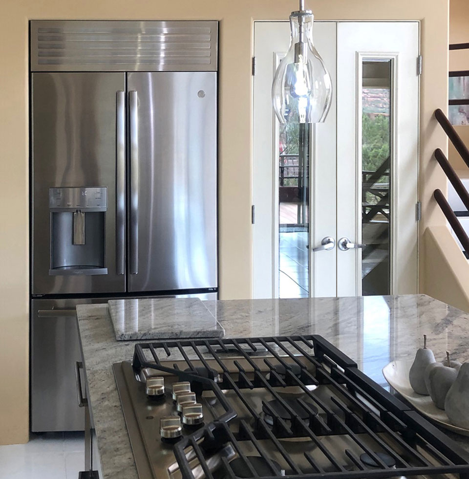 Refrigerator Vents Micro Trim Inc. Available in True Stainless Steel