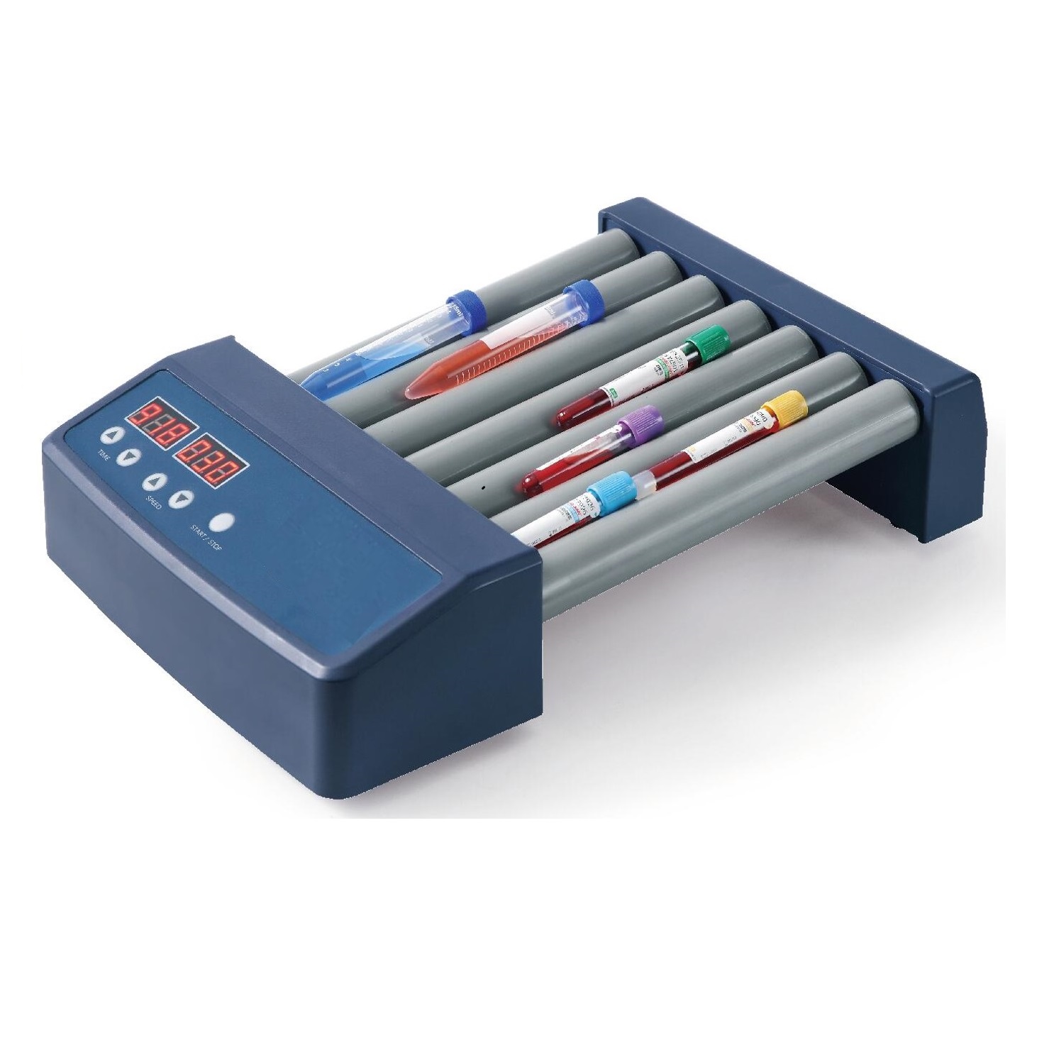 Digital Tube Roller Mixer, Tube Roller, 7 Rollers, Adjustable Speed at