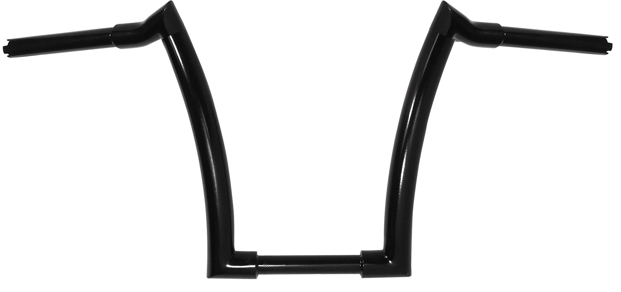 MIDUSA Motorcycle Parts. HANDLEBAR JACKNIFE 18"RISE BLK FITS SOFTAIL,DYNA & SPT MODELS 1.5" DIA