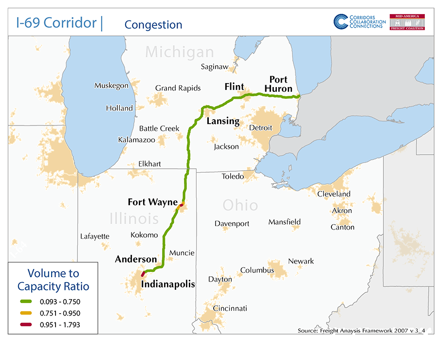 I 69 Michigan Map Zip Code Map
