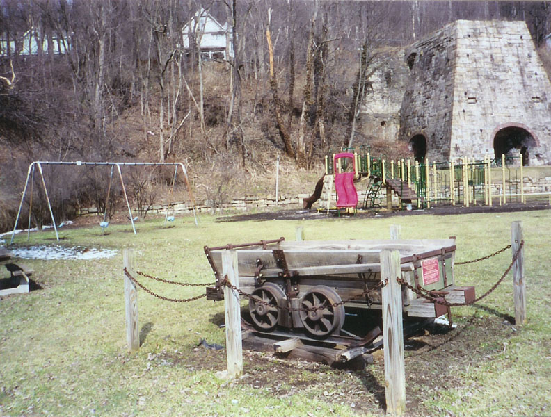 Lonaconing Iron Furnace in Maryland 1840 Historical Site in western