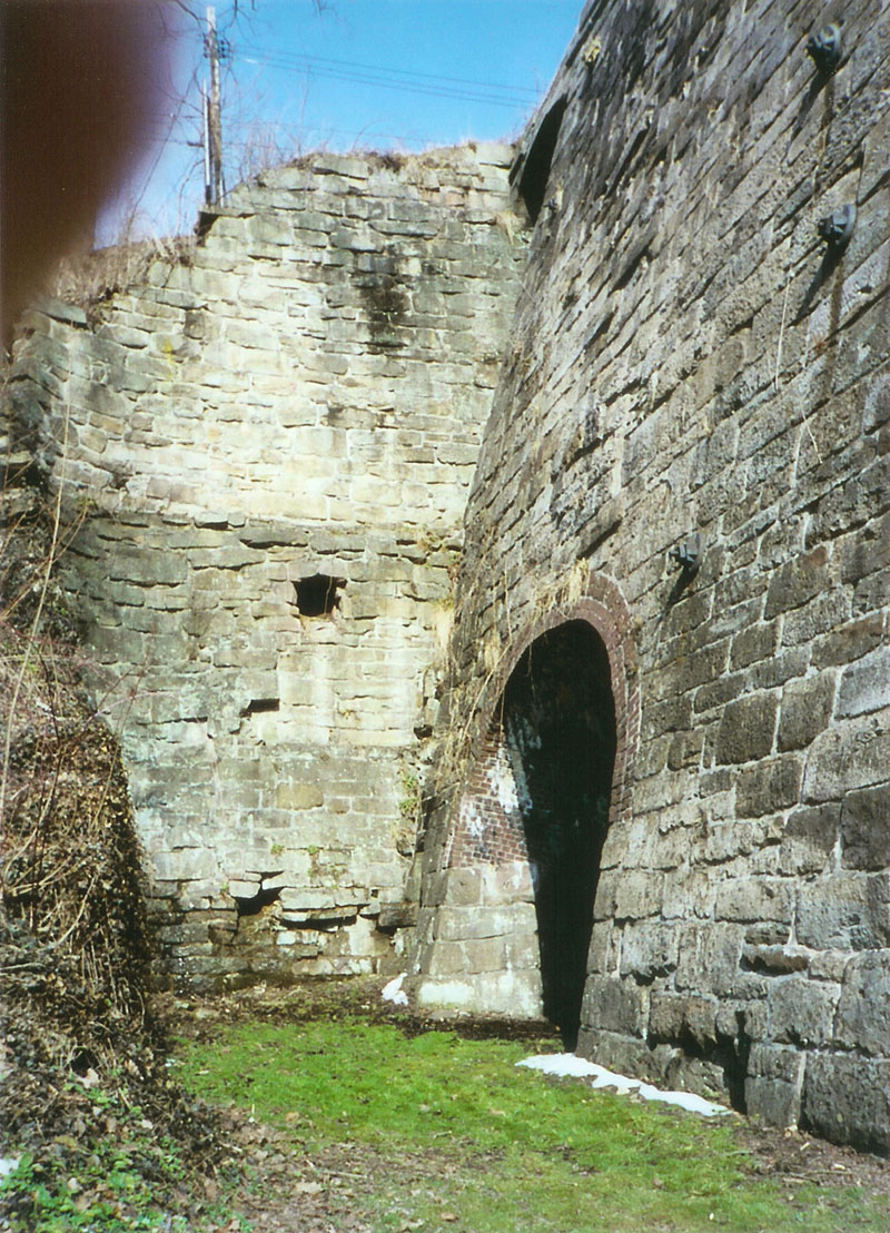 Lonaconing Iron Furnace in Maryland 1840 Historical Site in western