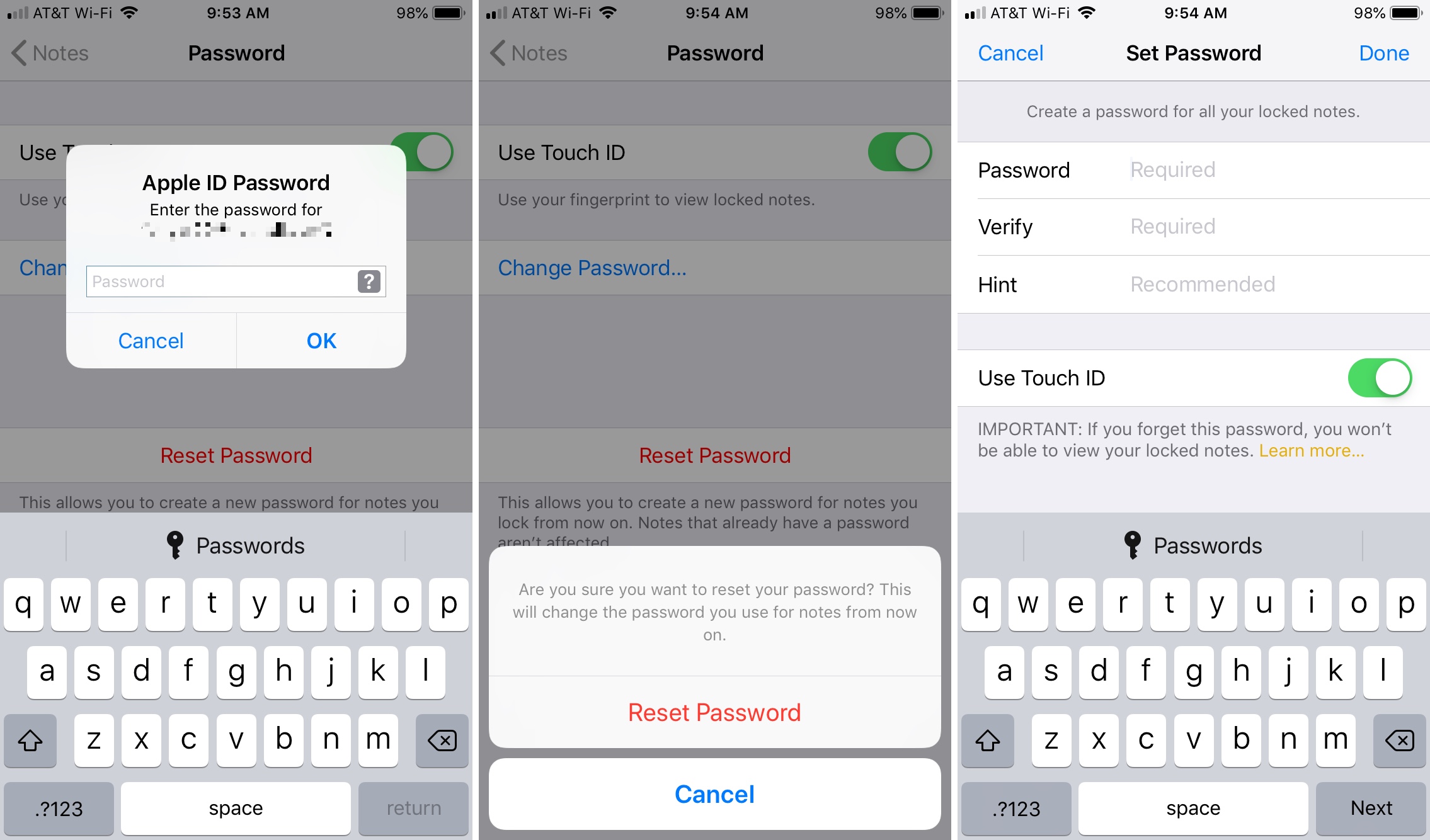 How to reset your Notes password on iPhone, iPad and Mac Mid Atlantic
