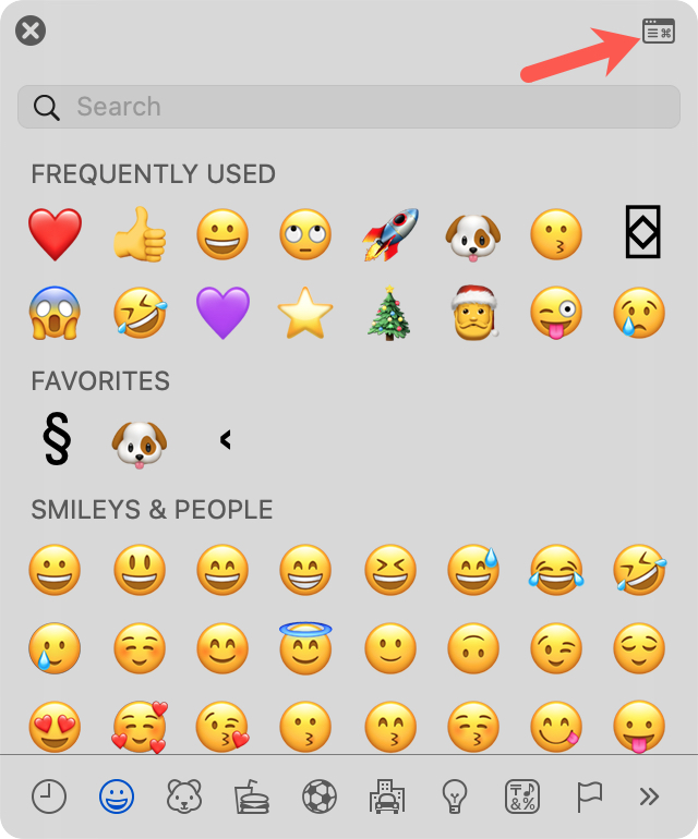 How to customize your emoji list with shapes and symbols on Mac Mid