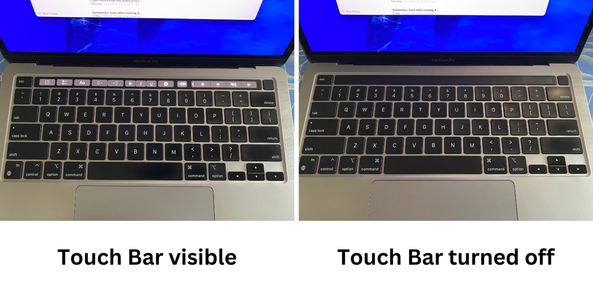 How to completely disable the MacBook Pro Touch Bar and make it