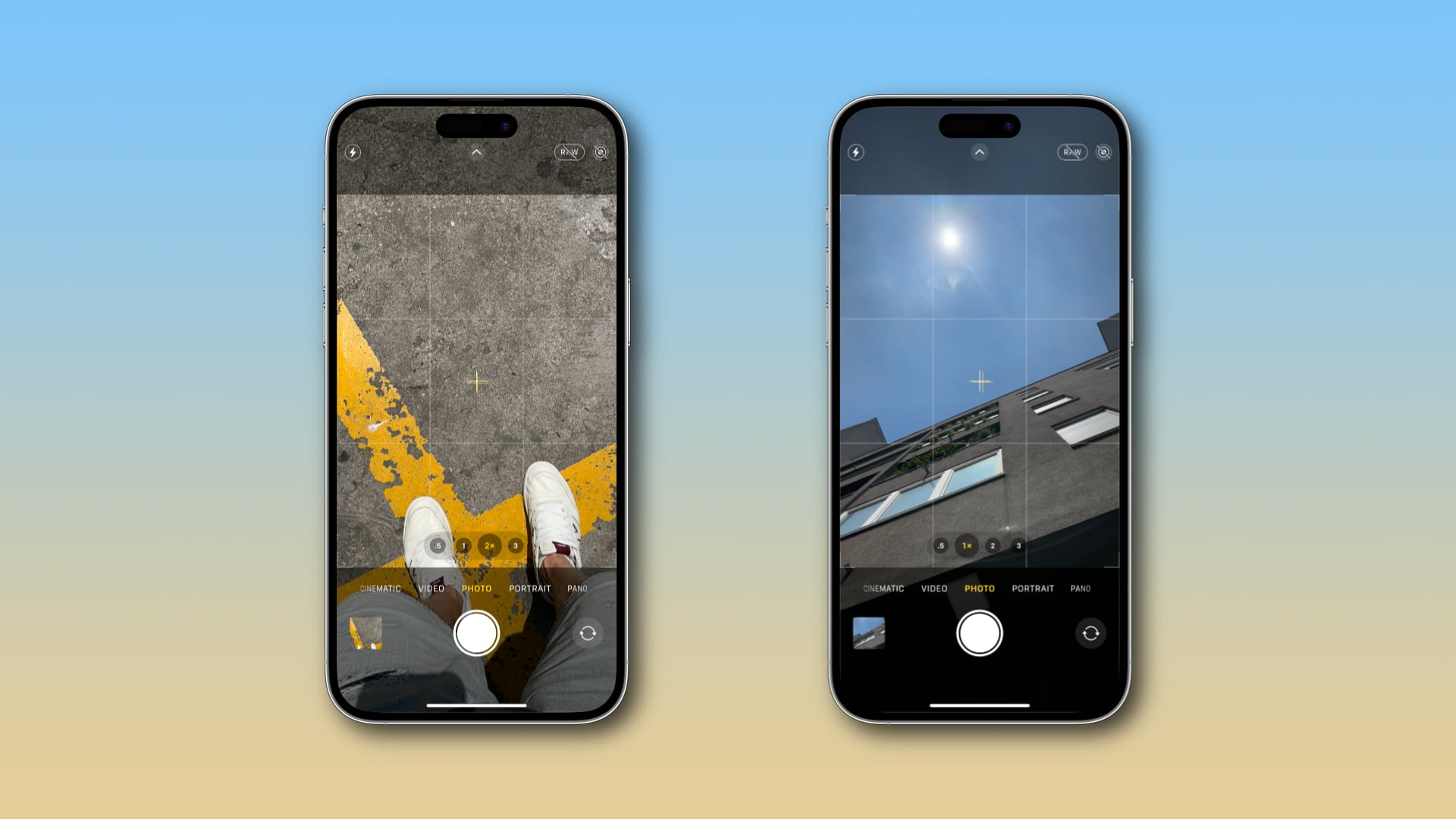 How to use the iPhone’s camera horizontal and vertical levels to align