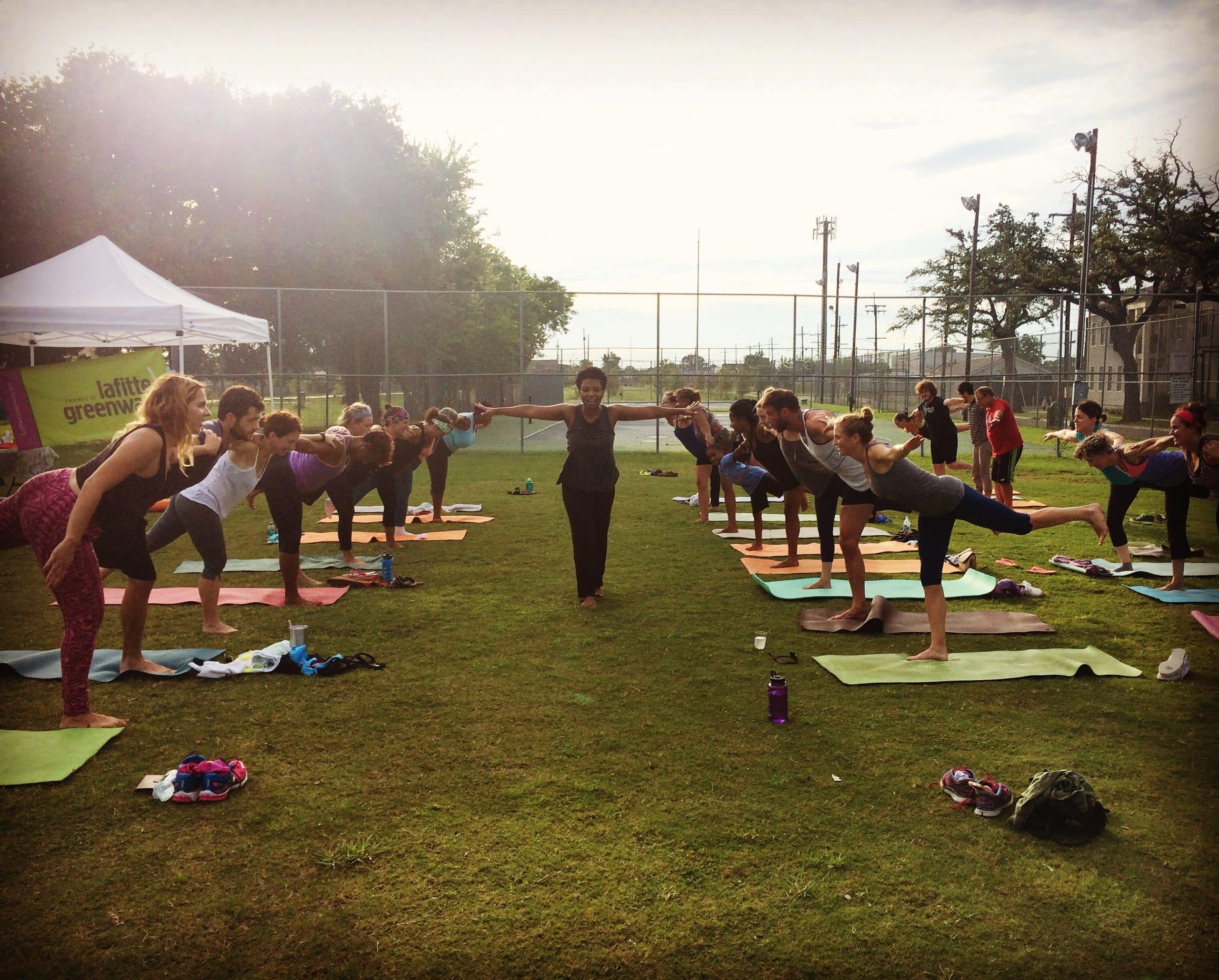 Free hot yoga classes return to Lafitte Greenway this summer MidCity