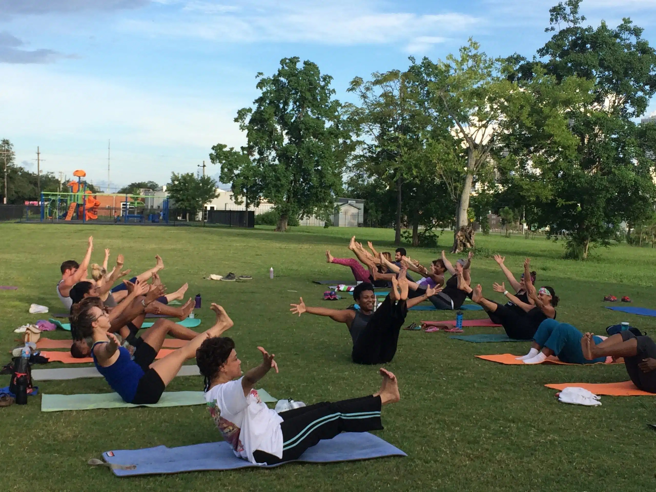 Free yoga on the Greenway every Monday through August MidCity Messenger