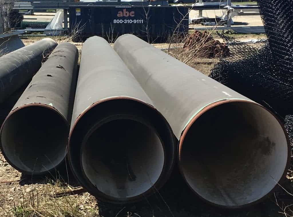 Surplus Steel Pipe 24″ Mid City Steel Steel Supplier Rebar