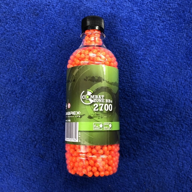 Combat Zone airsoft plastic BBs x 2700 Midcounties Blacking