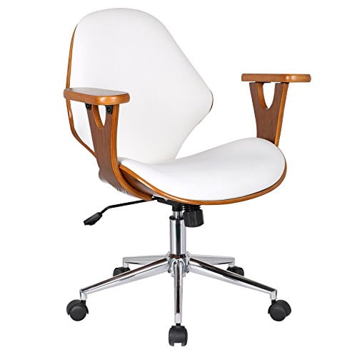Lilian Office Chair, Mid Century Modern Design with Arm Rests Mid Decco
