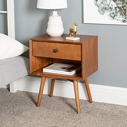 Walker Edison Mid Century Modern Wood Nightstand Mid Decco