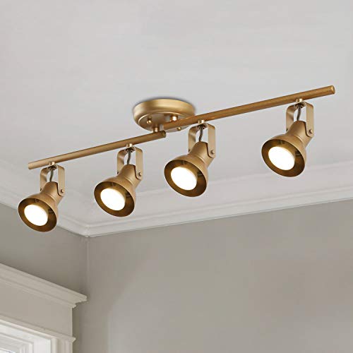 KSANA Gold LED Track Lighting Fixture Mid Decco