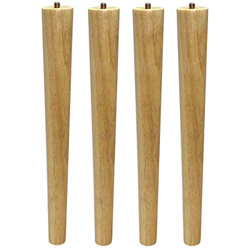 Sopicoz Table Legs 16 inch Wood Furniture Legs for Coffee Table End