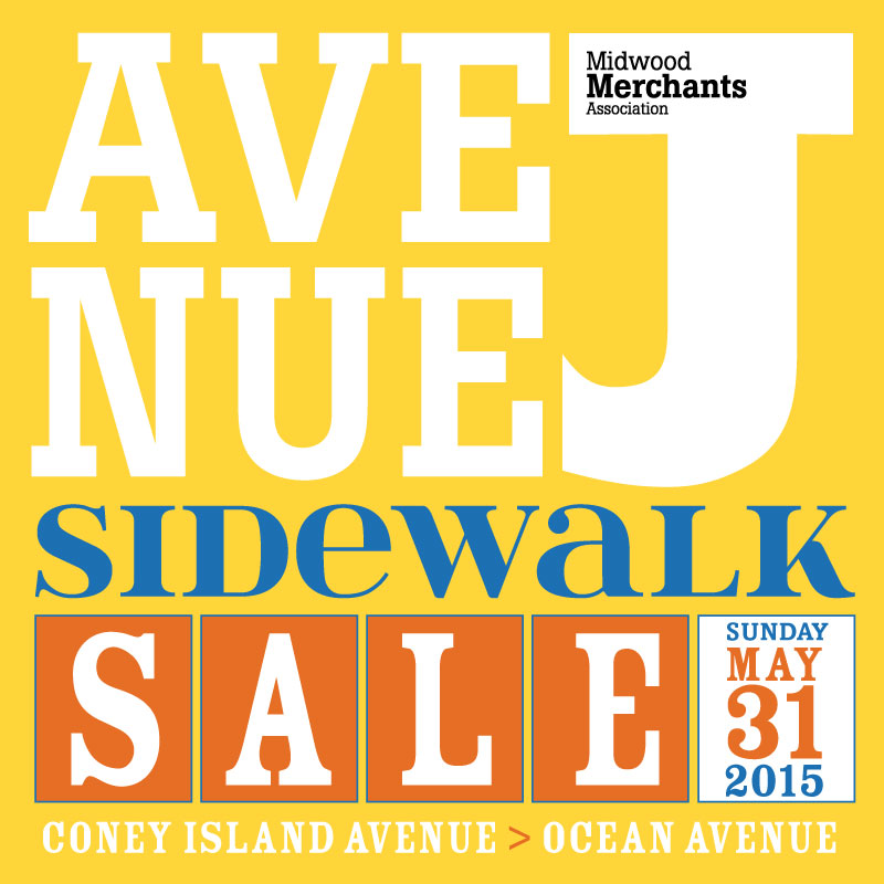 Avenue J Sidewalk Sale is May 31st Midwood Development Corporation