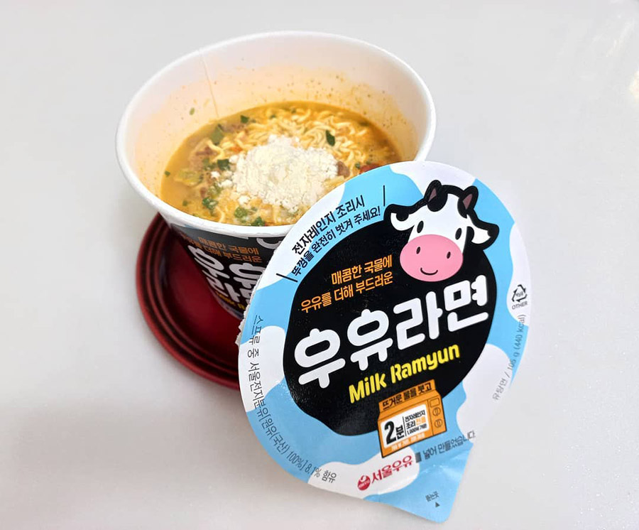 After All That Fuss About Cooking Ramyeon in Milk, Paldo Launches Milk