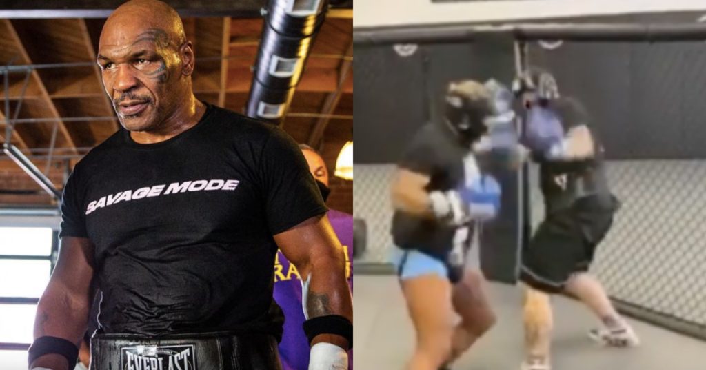 Mike Tyson Lights Up 28 Year Old Boxer In Recent Sparring Session (VIDEO) MiddleEasy
