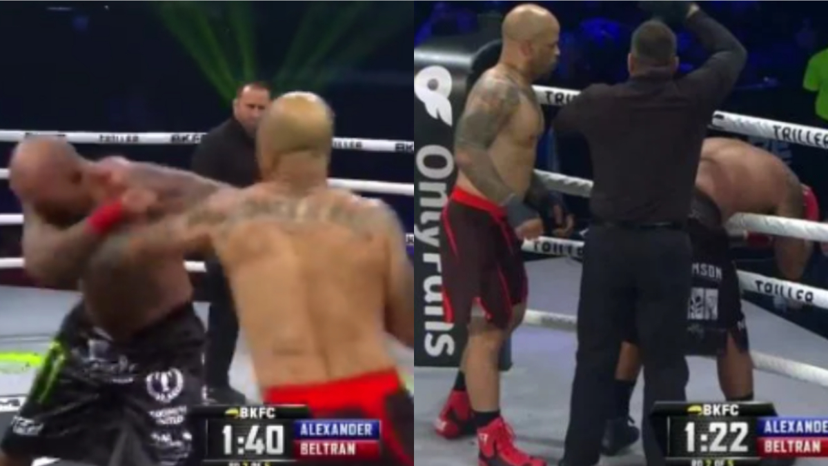 Houston Alexander Delivers SecondRound KO of Joey Beltran at BKFC 33