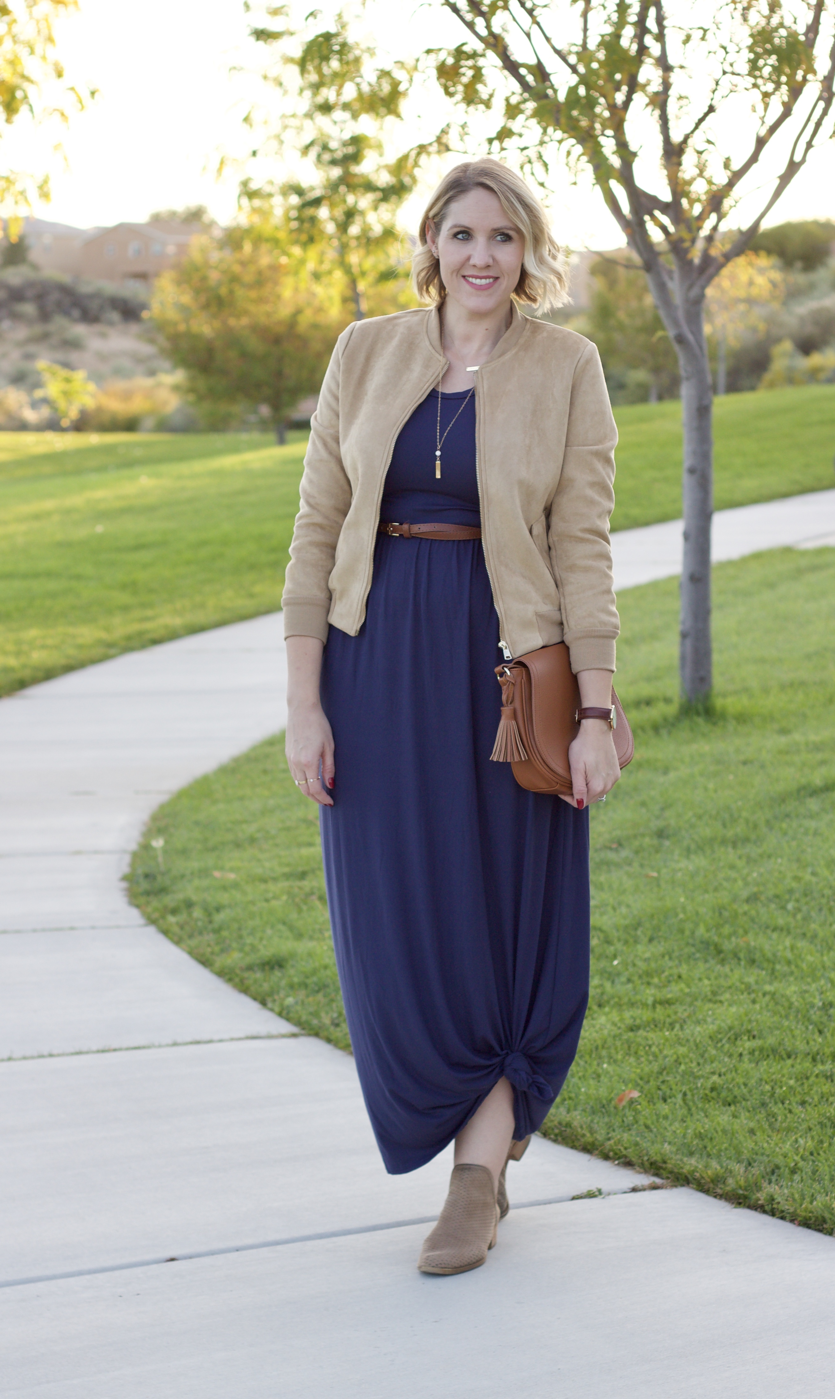 Maxi Dress for Fall & My New Favorite Jewelry Middle of Somewhere