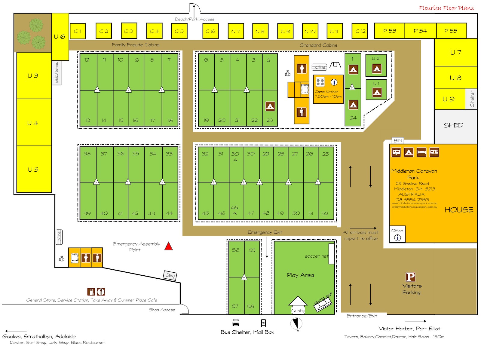 Middleton Caravan Park in the Fleurieu, South Australia