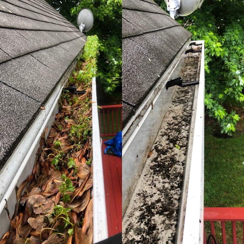 Gutter cleaning in Middletown DE