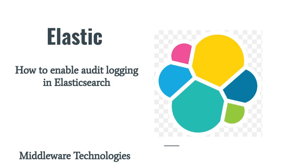 How to enable audit logging in Elasticsearch MiddlewareTechnologies