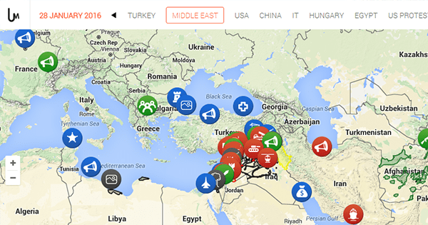 Afghanistan news map security alerts from Afghanistan