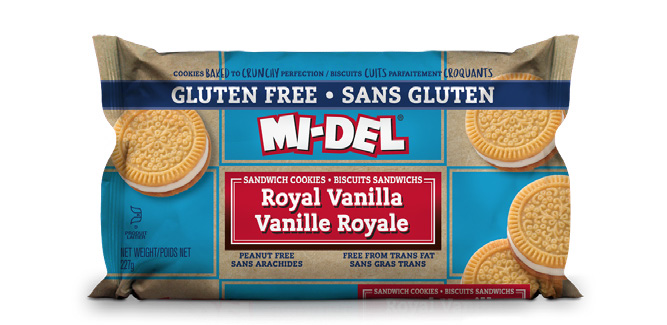 Gluten Free Vanilla Sandwich Cookies MIDel Cookies