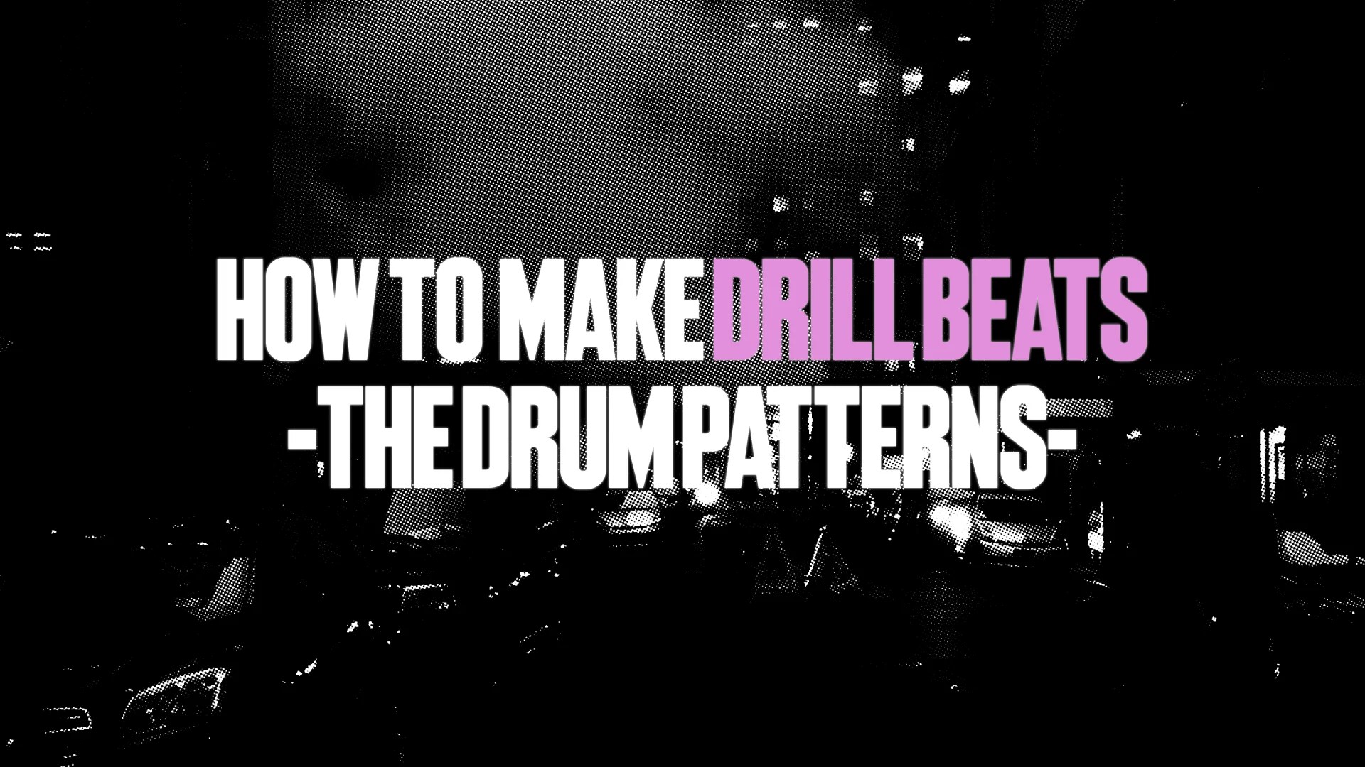 How To Make A Drill Beat The Drum Pattern Behind The Beat MIDI MIGHTY