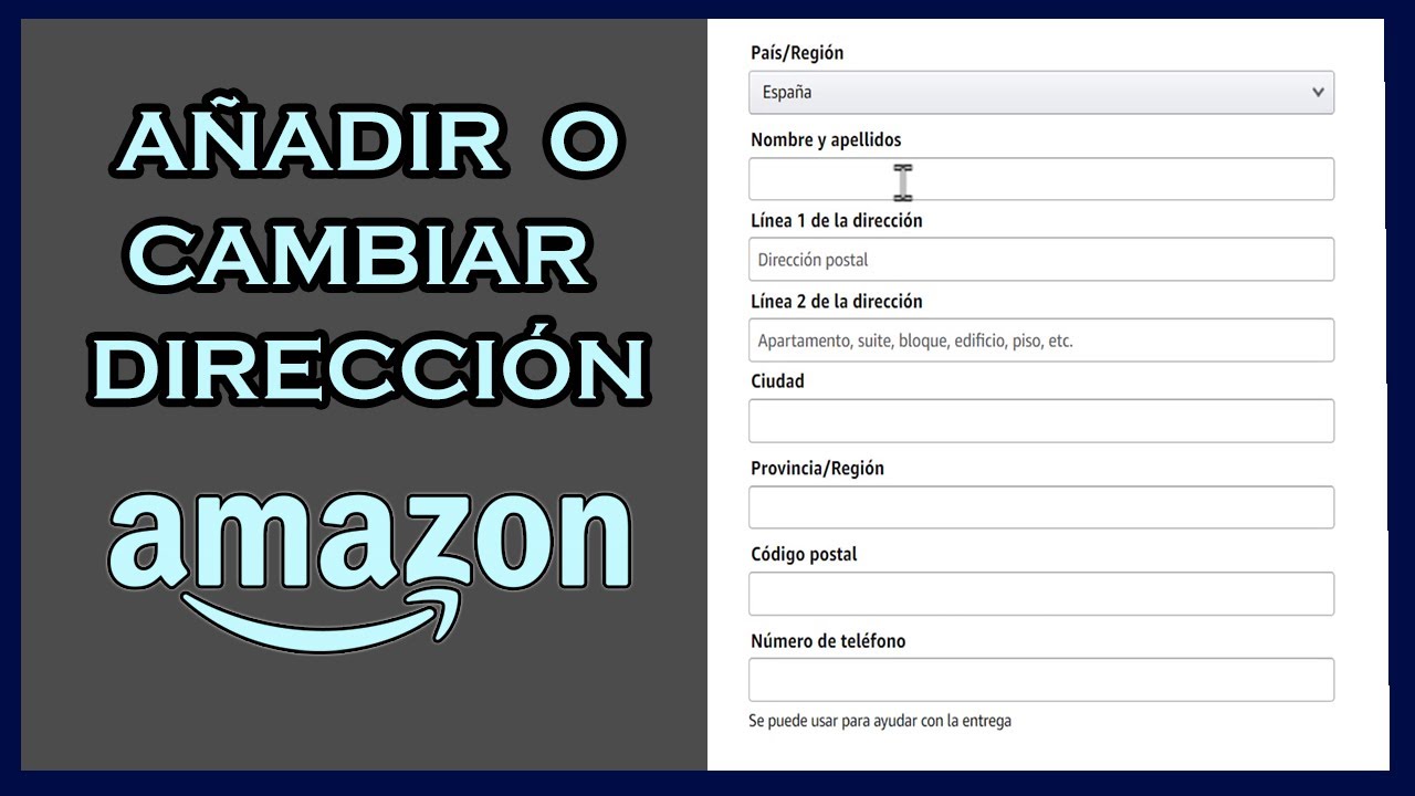 Cambiar Dirección en Amazon 2024 【Envíos y Facturación】