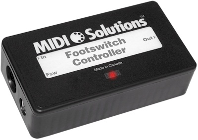 MIDI Solutions Footswitch Controller; General Purpose Input to MIDI