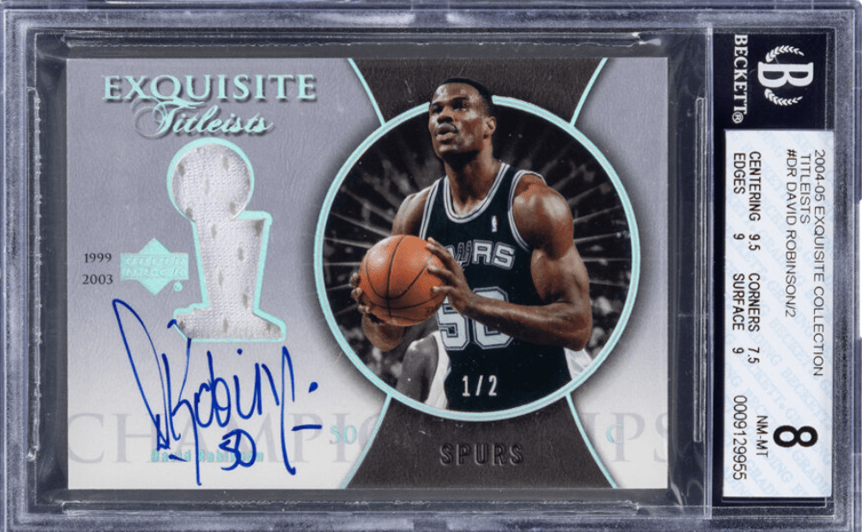 11 Most Valuable David Robinson Basketball Cards