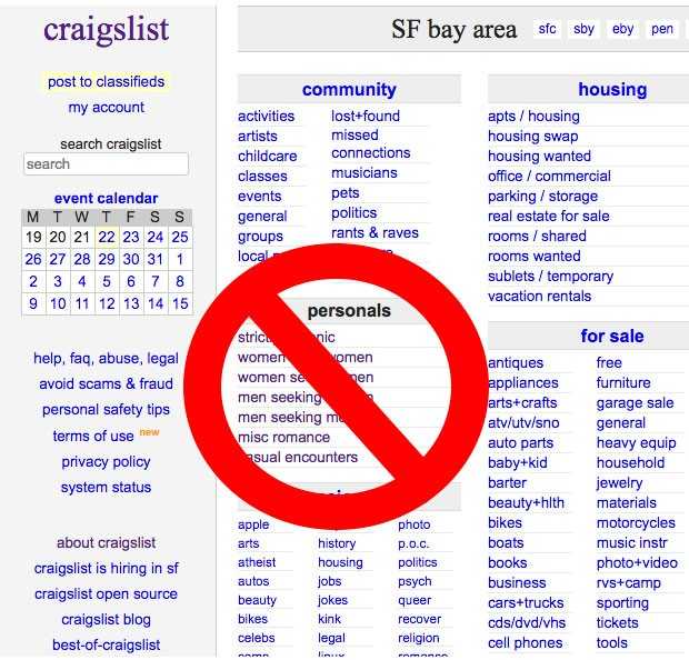 Craigslist Personals has Gone to Bed Midlands Maidens News