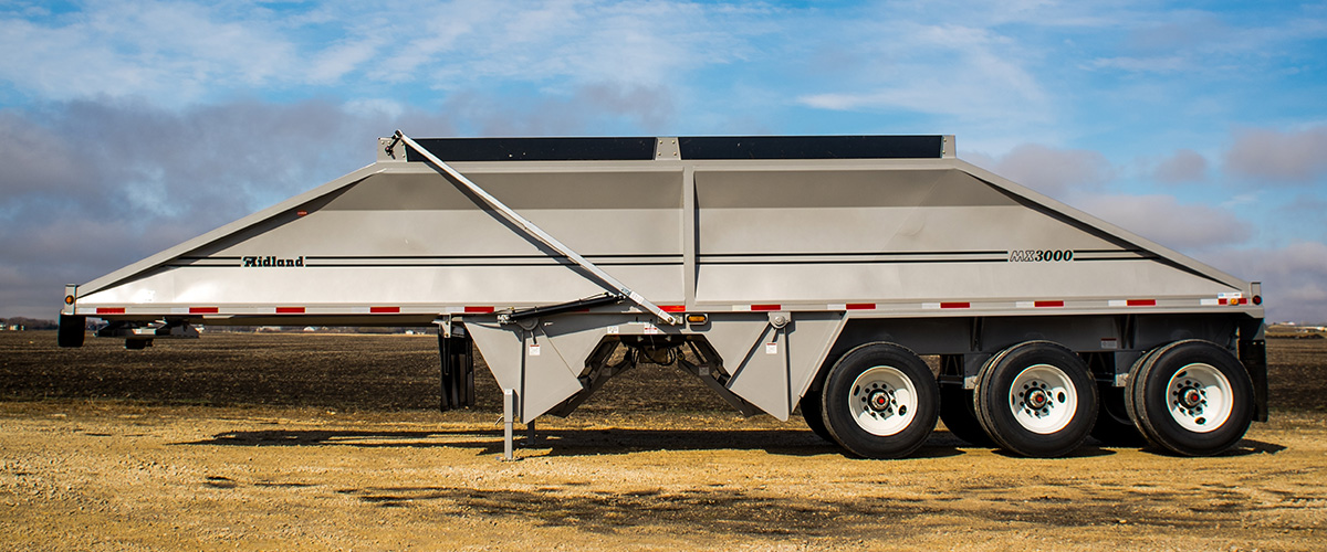 MX 3000 Belly/Bottom Dump trailer Midland MFG