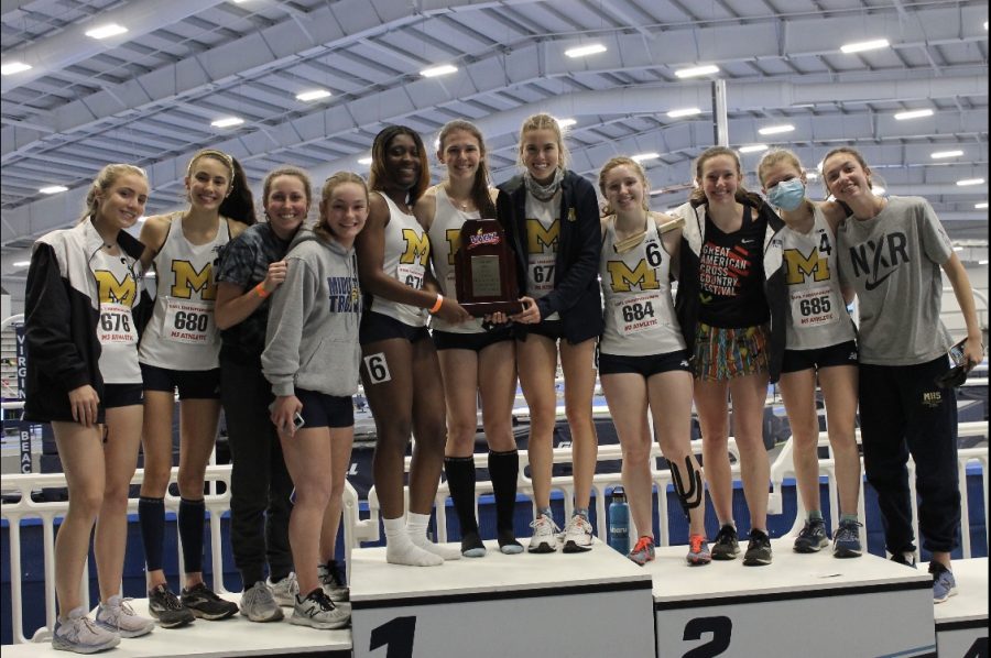 2021 State Champions Girls Indoor Track brings home second state title