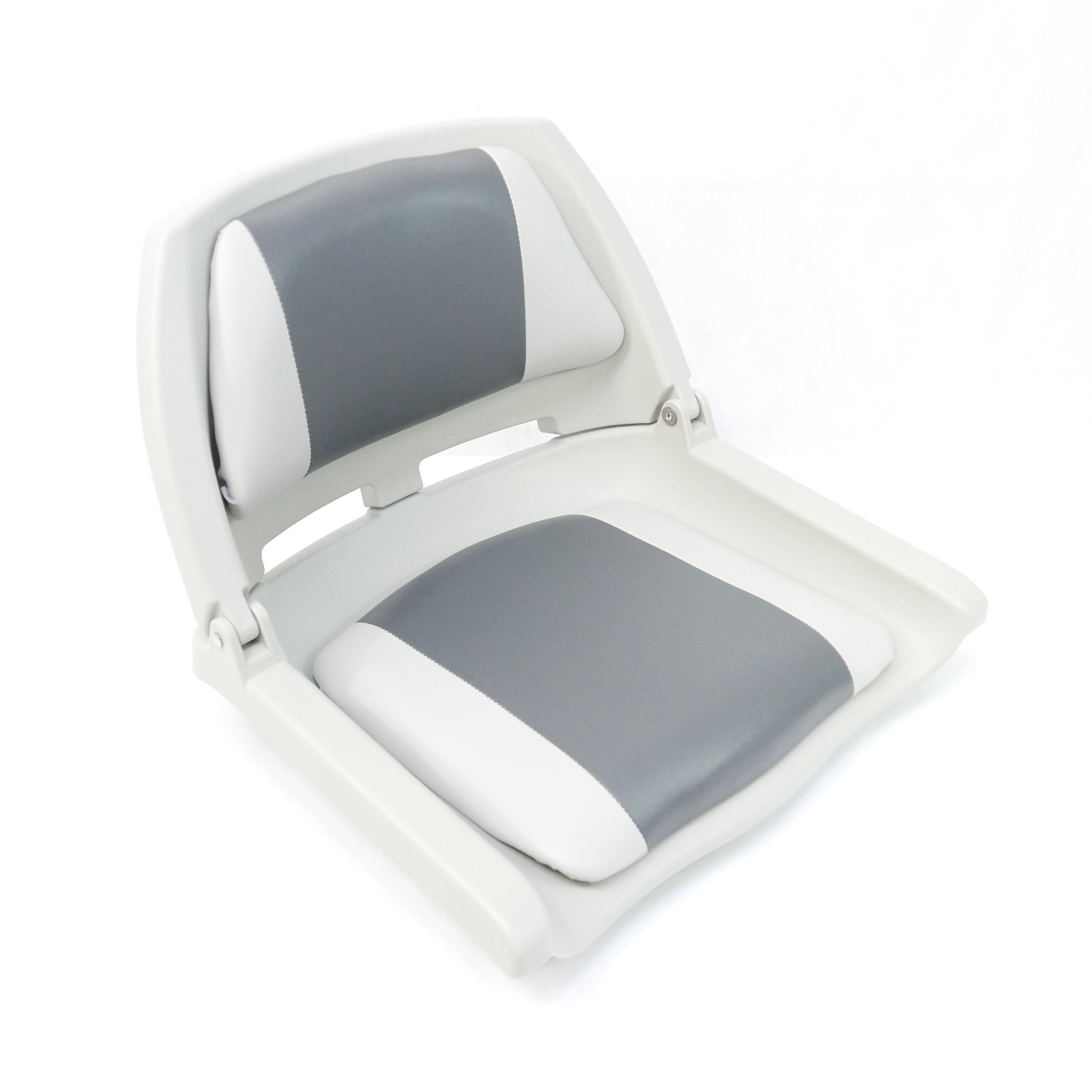 Lightweight Folding Boat Seat Grey/Charcoal Style